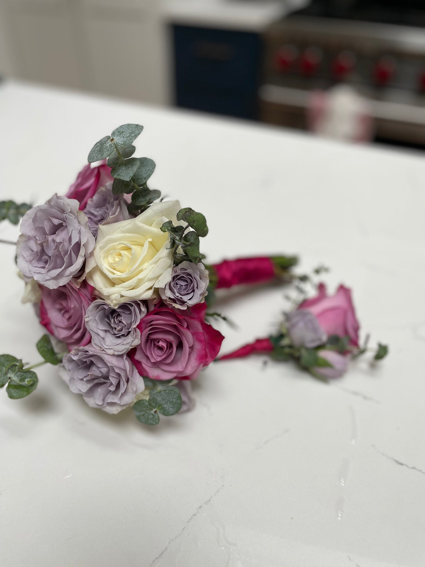 Prom Posy hand-wrapped bouquet
